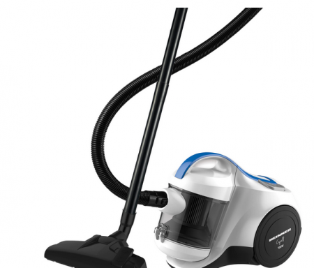 Aspiratoare - Aspirator fara sac Heinner HVC-MC700WB, 700 W, 2 L, Hepa 10, Albastru/Alb