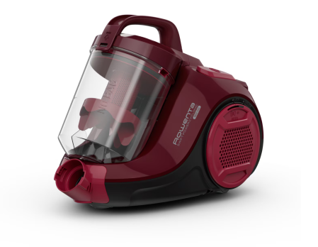 Aspiratoare - Aspirator fara sac Rowenta Swift Power Cyclonic RO2910EA, 750W, 3 niveluri de filtrare, acoperire 7.5m, motor Effitech, rosu