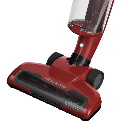 Aspirator vertical fara fir Rowenta Air Force Light RH6543WH, 30W, 14.4V, max 30 min, reincarcare 5 ore, duza dreptunghiulara, iluminare cu led, recipient 0.65L, filtru spuma, rosu [2]