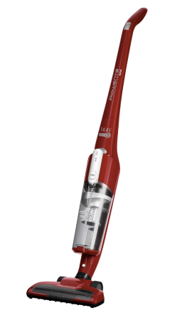 Aspiratoare - Aspirator vertical fara fir Rowenta Air Force Light RH6543WH, 30W, 14.4V, max 30 min, reincarcare 5 ore, duza dreptunghiulara, iluminare cu led, recipient 0.65L, filtru spuma, rosu