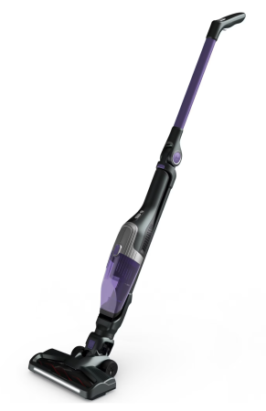 Aspiratoare - Aspirator vertical fara fir Rowenta X-Trem Compact 2 in 1 RH1238WO, 145W, 16.8V, autonomie 40 min, filtrare 99%, recipient praf 0.4 L, cap de aspirare cu iluminare LED, statie de incarcare cu suport p