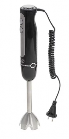 Blender de mana Adler AD4625B, 850W-1400W, 5 setari de viteza, functie turbo, lame din otel inoxidabil, Negru [1]