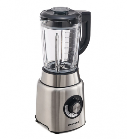 Blender Heinner HBL-1200XMC, 1200 W, 20.000 rpm, extra safe lock, 6 lame, functie smoothie, zdrobire gheata, Inox [1]