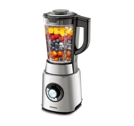 Blender Heinner HBL-1200XMC, 1200 W, 20.000 rpm, extra safe lock, 6 lame, functie smoothie, zdrobire gheata, Inox [3]