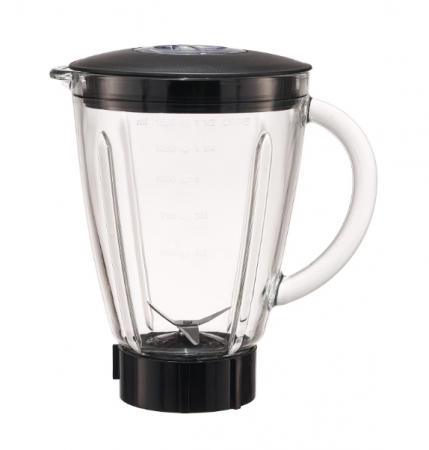 Blender Heinner HBL-550S, 550 W, 1.5 l, 2 viteze + functie Pulse, Negru/Argintiu [1]