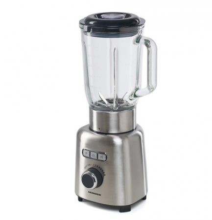 Blender Heinner HBL-ICE1000XMC, 1000 W, 1.5 l, Viteza variabila, Pulse, Zdrobire gheata, Bol sticla, Inox [1]