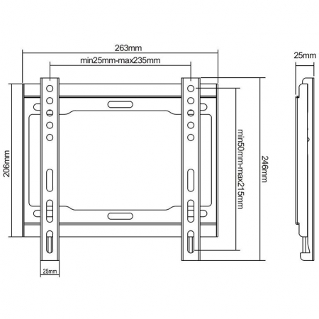 CABLETECH SUPORT UNIVERSAL LED TV 23 inch-42inch [2]