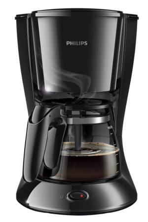 Cafetiere - Cafetiera Philips Daily Collection HD7461/20, 1000 W, vas din sticla, 1.2L, functie aroma twister, cronometru, sistem anti-picurare, negru