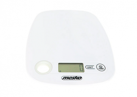 Cantar bucatarie - Cantar de bucatarie Mesko MS 3159, capacitate max 5kg, afisaj LCD, Alb