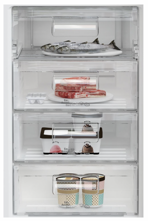 Combina frigorifica Arctic AK60350M30MT, 331 l, Clasa F, Garden Fresh, Mix Zone, 4 sertare congelare, H 201 cm, Metal Look [4]