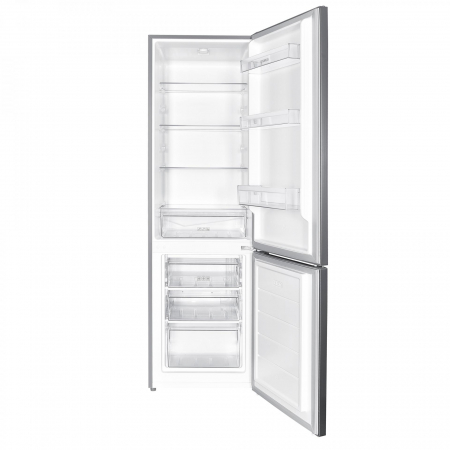 Combina Frigorifica Samus SCX342, 262 l, Termostat Reglabil, Clasa energetica F, 3 sertare la congelator, H 180 cm, Inox [1]