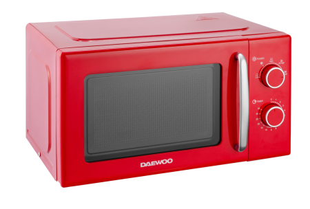 Cuptor cu microunde Daewoo KOR-6S20R, 20 l, 700 W, Mecanic, Rosu [4]