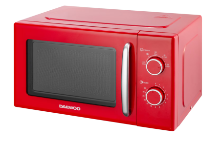 Cuptor cu microunde Daewoo KOR-6S20R, 20 l, 700 W, Mecanic, Rosu [1]