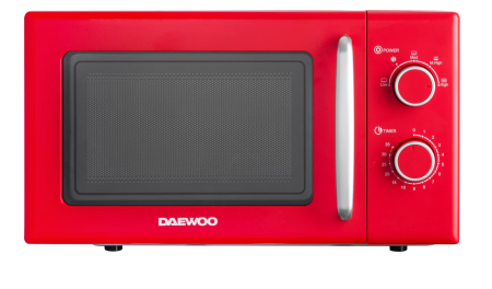 Cuptor microunde - Cuptor cu microunde Daewoo KOR-6S20R, 20 l, 700 W, Mecanic, Rosu