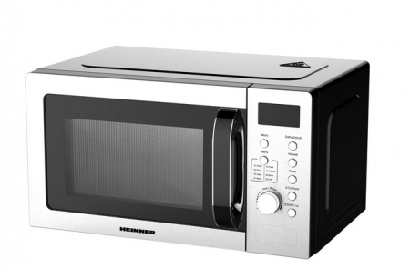 Cuptor microunde - Cuptor cu microunde Heinner HMW-D2060SS, 20 l, 700 W, Control digital, Display LED, Timer, Blocare acces copii, Inox