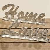 Decoratiuni - 3835900  Cuvinte Detroit L18cm alu-ni-Ag