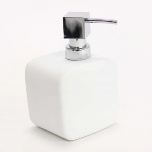 Baie - 116556  Dispenser ceramic cauciucat sapun alb
