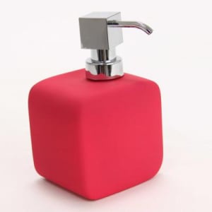 Baie - 116561  Dispenser ceramic cauciucat sapun roz