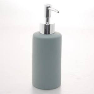 Accesorii pentru chiuveta - 105582  Dispenser ceramica cauciucat gri