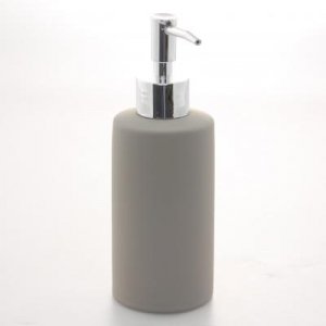 Accesorii pentru chiuveta - 105583  Dispenser ceramica cauciucat taupe