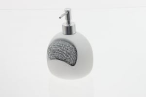 Accesorii pentru chiuveta - 105701  Dispenser cu burete alb