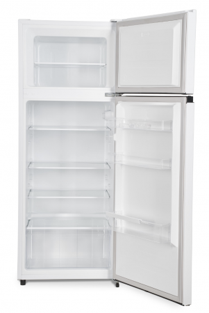 Frigider cu doua usi Heinner HF-205F+, 205 l, Clasa F, IIluminare LED, 3 rafturi de sticla, H 143.4 cm, Alb [2]