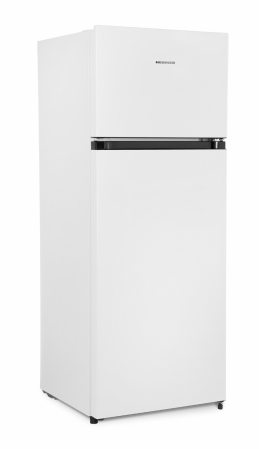 Frigider cu doua usi Heinner HF-205F+, 205 l, Clasa F, IIluminare LED, 3 rafturi de sticla, H 143.4 cm, Alb [1]