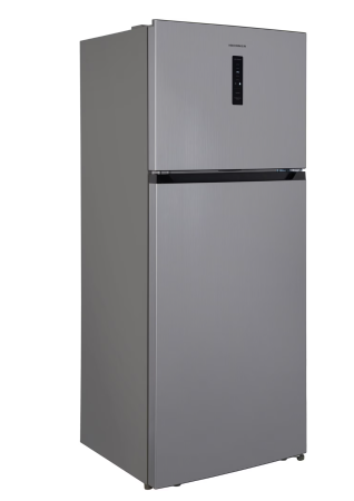 Frigider cu doua usi Heinner HF-HM415NFSE++, 415 l, Full No Frost, Clasa E, Compresor Dual Inverter, Display, Blocare Acces copii, H 178 cm, Argintiu [3]