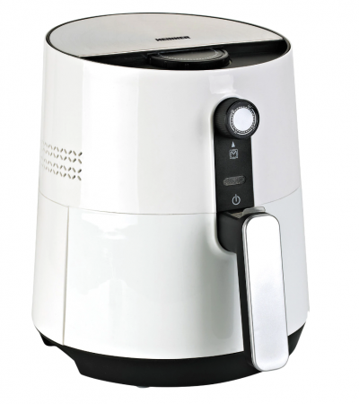 Electrocasnice Bucatarie - Friteuza cu aer cald Heinner AirFryer HAF-1300WH, gatire fara ulei, 1300 W, capacitate vas 3.6l, capacitate cos 2.6L , termostat reglabil 0-200˚C, timer 30 min, Alb