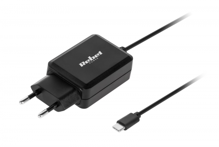 Accesorii telefoane - Incarcator retea USB tip C, 2400 mAh Rebel RB-6310