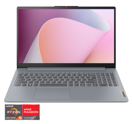 Laptopuri - Laptop Lenovo IdeaPad Slim 3 15ABR8 cu procesor AMD Ryzen™ 5 5625U pana la 4.3GHz, 15.6&quot; Full HD, 16GB DDR4 RAM, 512GB SSD, AMD Radeon™ Graphics, No OS, Arctic Grey
