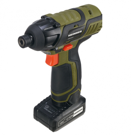 Masina de insurubat (bormasina) cu impact pe acumulator Heinner VMGA007, 18 V, 3400 RPM, 3000 IPM, 18+1 trepte torsiune, incarcator, acumulator [0]