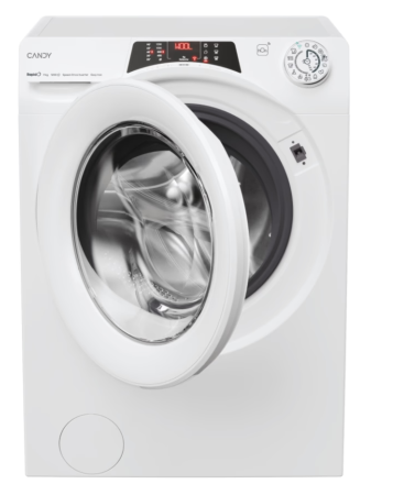 Masina de spalat rufe - Masina de spalat Candy RO 1294DWMT/1-S, incarcare frontala, 9 kg, 1200 RPM, Clasa A, WiFi, 16 programe, Alb