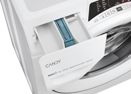 Masina de spalat Candy RO 1294DWMT/1-S, incarcare frontala, 9 kg, 1200 RPM, Clasa A, WiFi, 16 programe, Alb [4]