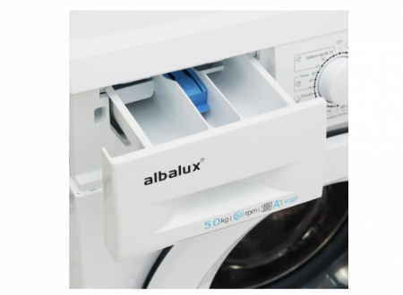 Masina de spalat rufe Albalux AXW0850, 5 kg, 800 rpm, Clasa E, 23 de programe, Blocare acces copii, Alb [3]