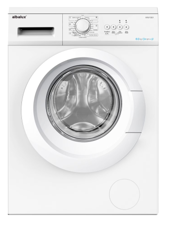 Masina de spalat rufe - Masina de spalat rufe Albalux AXW1061, 6 kg, 1000 Rotatii, Clasa energetica D, 23 Programe, Program Spalare cu abur, Blocare acces copii, Alb