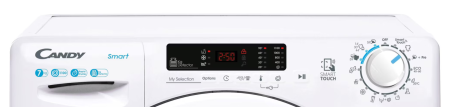 Masina de spalat rufe Candy CS4 1172DE/1-S, clasa D, 7 kg, 1100 rpm, Easy Iron, Slim, Programe rapide de spalare, Hygiene, alb [1]