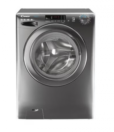 Masina de spalat rufe Candy Smart CS 1292DWRR4 1 S, 1200 RPM, 9 Kg, 16 Programe de spalare, Functia Easy Iron, Clasa B, Gri antracit [0]