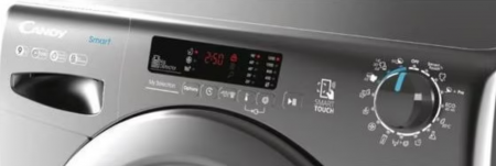 Masina de spalat rufe Candy Smart CS 1292DWRR4 1 S, 1200 RPM, 9 Kg, 16 Programe de spalare, Functia Easy Iron, Clasa B, Gri antracit [4]