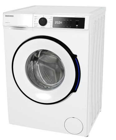 Masina de spalat rufe Daewoo DWD-RV7021, 7 kg, Clasa A, 1400 RPM, Motor inverter, Spalare cu Abur, Alb [2]