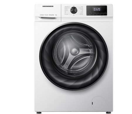 Masina de spalat rufe Heinner HWM-H8014INVA++, 8 kg, 1400 rpm, Clasa A, Motor Inverter, Display digital, Blocare acces copii, Alb [2]