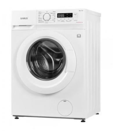 Masina de spalat rufe Samus WSL-7124,7 Kg, 15 programe, 1200 rotatii, Slim, Clasa energetica D, Termostat reglabil, Program ECO 40-60°C, Blocare acces copii, Alb [2]