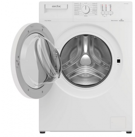 Masina de spalat rufe Slim Arctic APL61014XLW0, 6 Kg, 1000 RPM, Clasa D, Motor Silent Inverter, ExtraSteam, Prewash, Fast+, Smart Sensors, Extra Rinse, Child Lock, Anticrease, Digital Display, Alb [2]