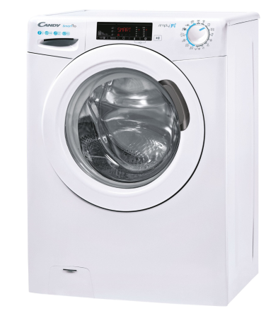 Masina de spalat rufe Slim Candy CSO4 1075TE/1-S, 7 kg, 1000 RPM, Clasa D, Active motion systems, WiFi , Steam, 45 cm, Alb [3]