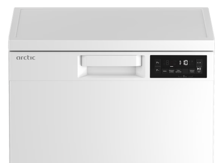 Masina de spalat vase Arctic DFN363, 14 seturi, 6 programe, Clasa D, Deschidere automata a usii, Aqua Protect, Mini 35, 60 cm, Alb [1]