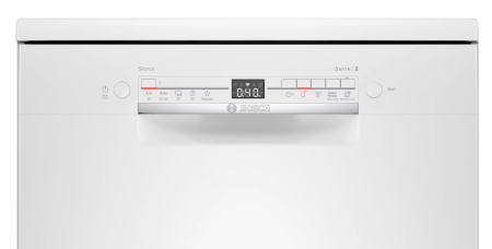 Masina de spalat vase Bosch SMS2ITW33E, 12 seturi, 5 programe, AquaStop, ExtraDry, Functie silence, Tab-count, Home Connect, EcoSilence Drive, Clasa E, 60 cm, Alb [1]