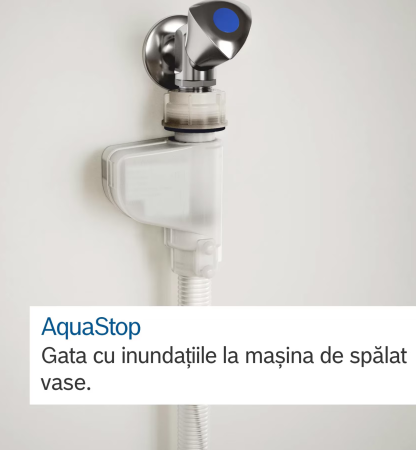 Masina de spalat vase Bosch SMS2ITW33E, 12 seturi, 5 programe, AquaStop, ExtraDry, Functie silence, Tab-count, Home Connect, EcoSilence Drive, Clasa E, 60 cm, Alb [6]