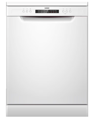 Masina de spalat vase - Masina de spalat vase independenta Samus SDW61.6, latime 60 cm, 12 seturi, 6 programe, Clasa de energie E, Control electronic cu LED-uri