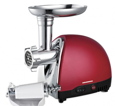 Masina de tocat carne Heinner MG1500TA-red, 1600W, 1.2 Kg/min, Rosu [2]