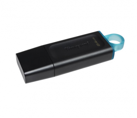 Memorie USB Kingston DataTraveler Exodia 64GB, USB 3.2, Black/Teal [1]